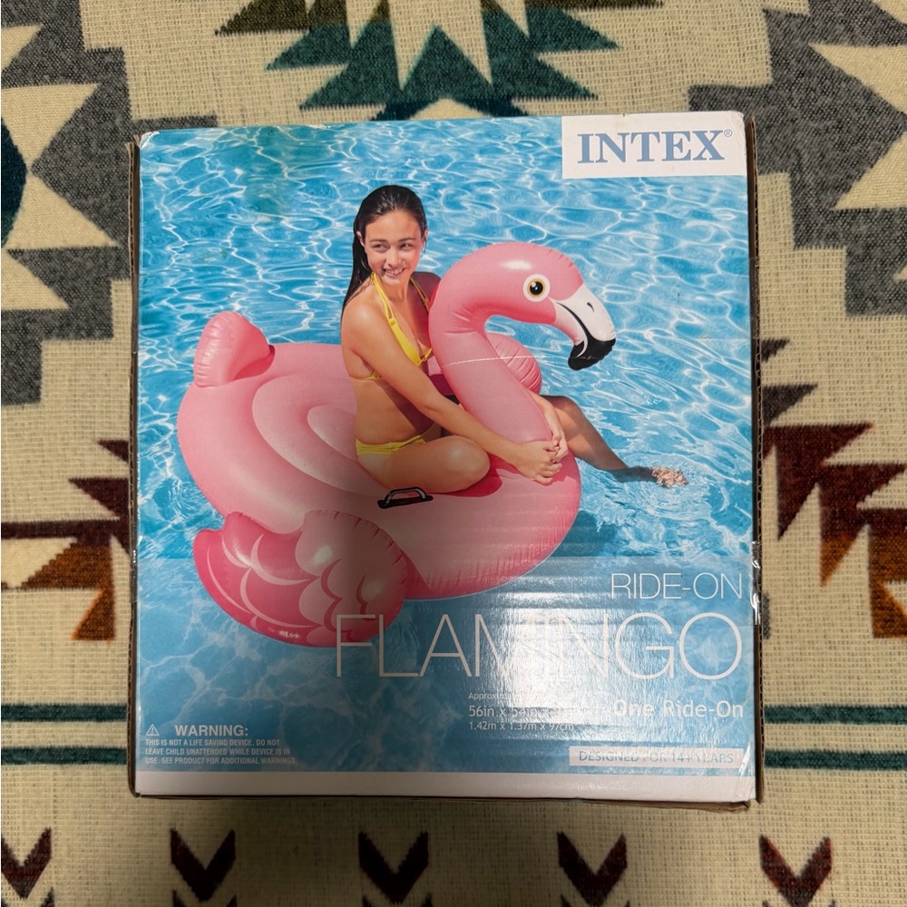 Vibrant Pink Flamingo Pool Float - Picture 4 of 4